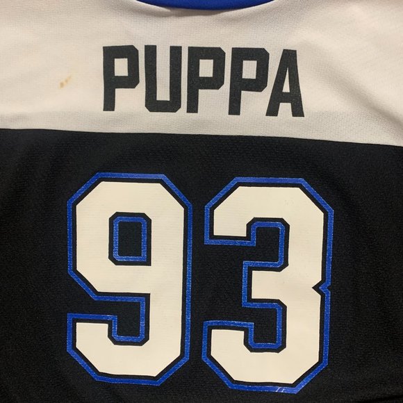 Official Men's XL Logo7 Darren Puppa Tampa Bay Lightning NHL Hockey Jersey - Picture 7 of 8